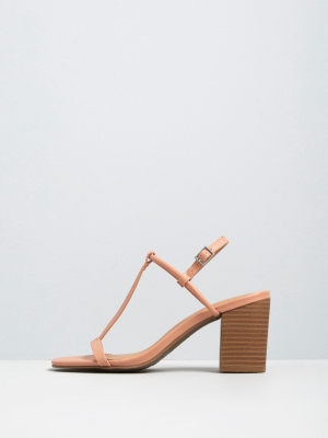 Sun's Out, Toes Out T-strap Heel