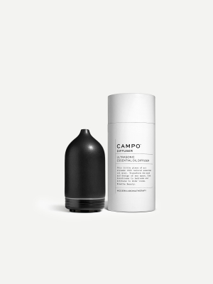 Campo® Black Ceramic Ultrasonic Essential Oil Diffuser