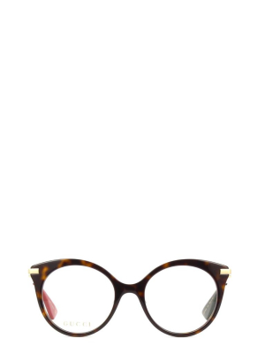 Gucci Eyewear Round Frame Glasses