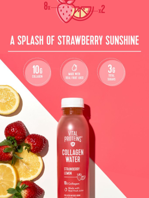 Vital Collagen Water™ - Strawberry Lemon