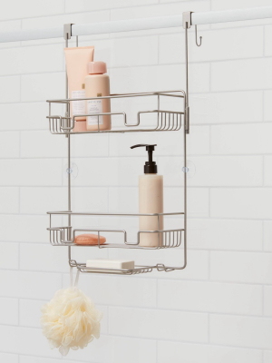 Over The Door Round Wire Shower Caddy - Made By Design™