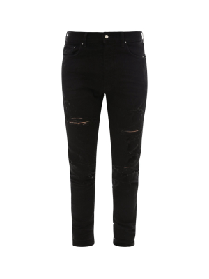 Amiri Thrasher Plus Mid-rise Skinny Jeans