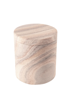 Anaya Home Rainbow Sandstone Jar With Cover