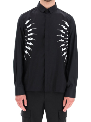 Neil Barrett Thunderbolt Print Shirt