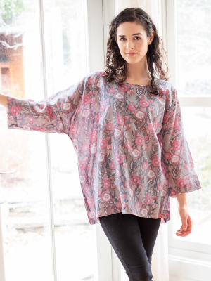 Easy Shirt In Wild Rose