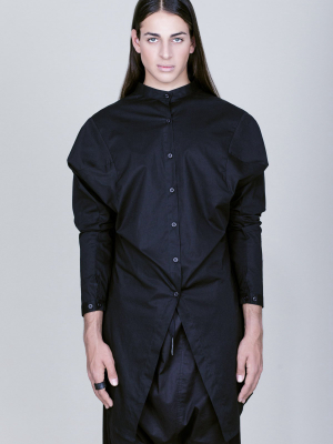 Oversize Long Sleeves Buttoned Shirt