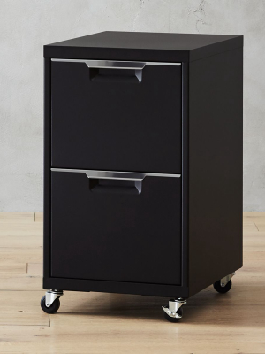 Tps Black 2-drawer Filing Cabinet