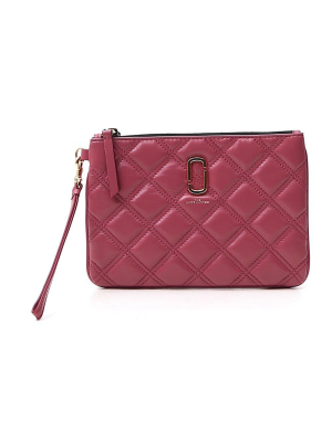 Marc Jacobs The Quilted Softshot Wristlet Pouch