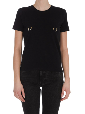 Elisabetta Franchi Piercing Detail T-shirt