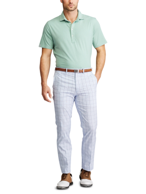 Tailored Fit Plaid Chino Pant