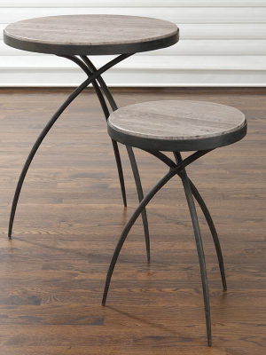 Tripod Table With Grey Marble Top