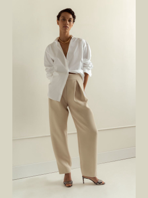 Lago Oversized Cotton Poplin Shirt