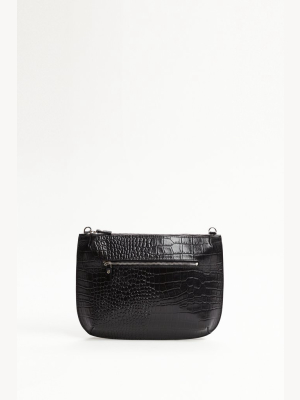 Ona Croco Shoulder Bag