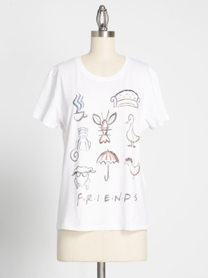 Friends Icons Graphic Tee