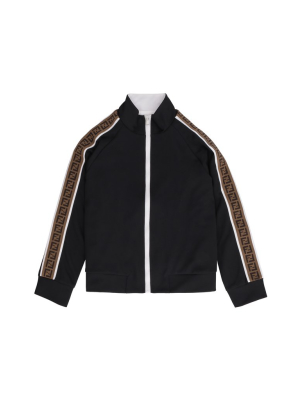 Fendi Kids Ff Tape Zipped Jacket