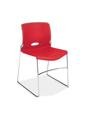 Set Of 4 Olson Highdensity Stacking Chair Cherry - Hon