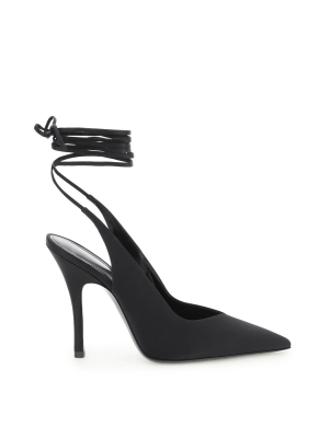 The Attico Slingback Ankle Strapped Pumps