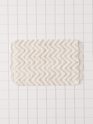 Wavy Crochet Bath Mat