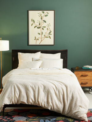 Textured Nori Duvet Cover