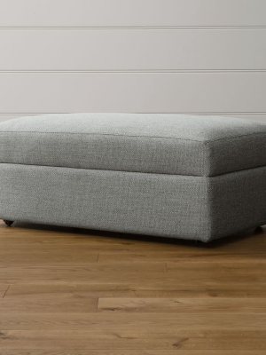 Lounge Ii Storage Ottoman With Casters