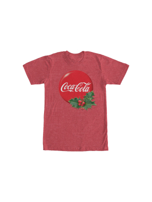 Men's Coca Cola Christmas Classic Holly T-shirt