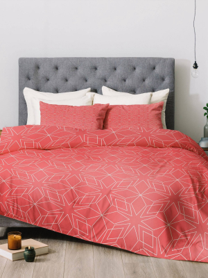 Mirimo Celebration Coral Comforter Set - Deny Designs