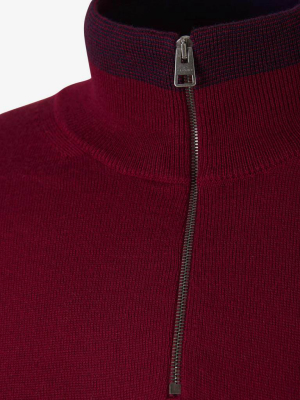 Etro Zipped Neck Sweater