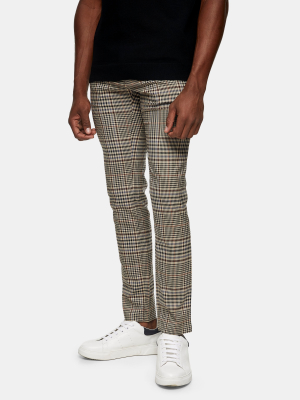 Heritage Check Stone Skinny Pants