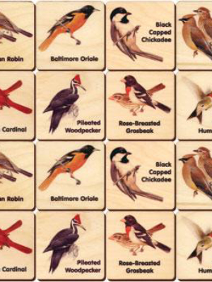 Birds Memory Tiles Game
