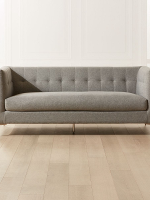 Holden Grey Tufted Sofa