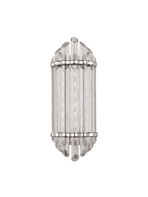 Albion Led Bath Bracket Polished Nickel