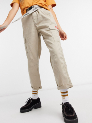 Dickies Girl Belted Utility Cargo Pants