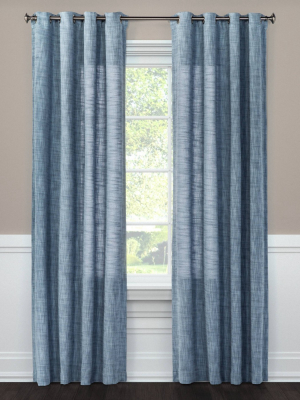 Textured Weave Light Filtering Curtain Panel - Threshold™