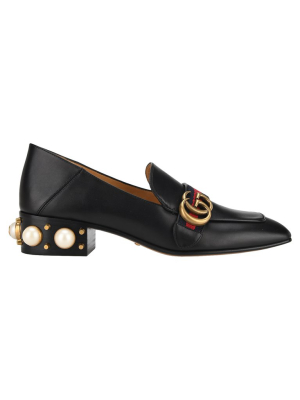 Gucci Double G Mid-heel Loafers