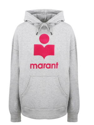 Isabel Marant Étoile Logo Flocked Hoodie