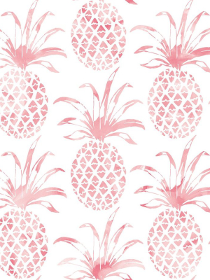 Pina Pintada Wallpaper In Flamingo Design By Aimee Wilder