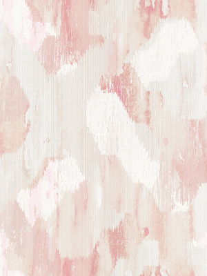 Mahi Blush Abstract Wallpaper From The Scott Living Ii Collection By Brewster Home Fashions