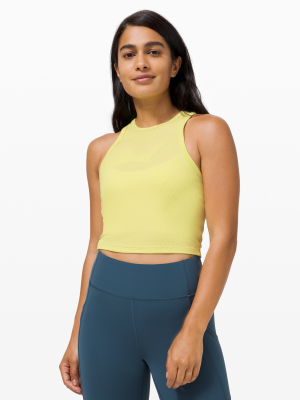 La Front Racer Crop Tank