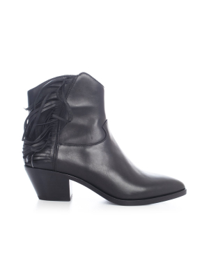 Ash Farrow Bis Fringed Ankle Boots