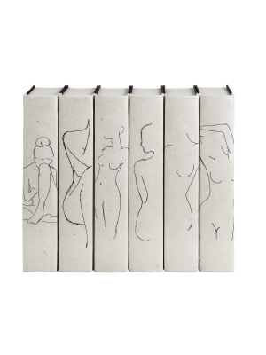 Nude Silhouettes Book Set Of 6