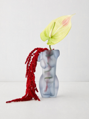 Female Form Resin Vase