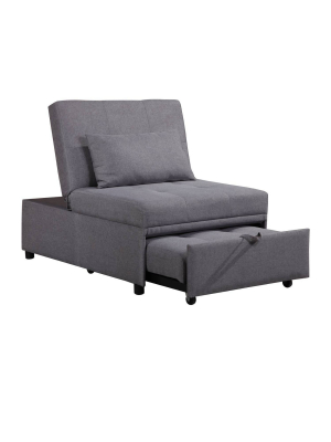 Convertible Chair With Pillow - Home Source