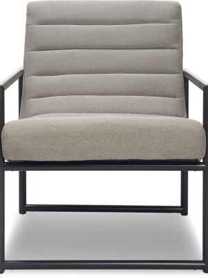 24" Amelie Mid-century Modern Armchair Light Gray - Adore Décor