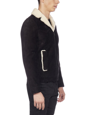 Saint Laurent Shearling Short Jacket