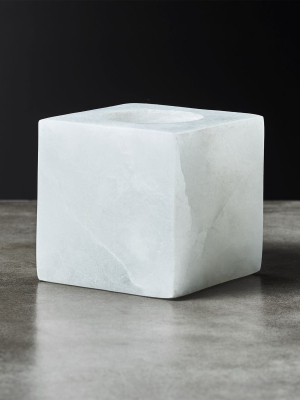 Alabaster Tea Light Candle Holder