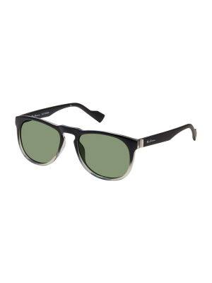 Charles Polarized Eco-green Sunglasses - Black Fade