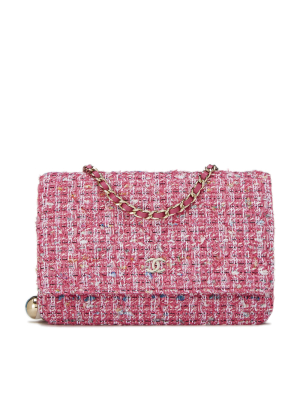 Chanel Pink Tweed Bag