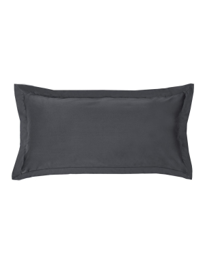 Peninsula Charcoal Grey Throw Pillow