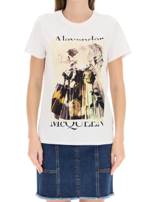 Alexander Mcqueen Graphic Printed T-shirt