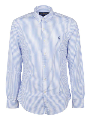 Polo Ralph Lauren Logo Embroidered Striped Shirt